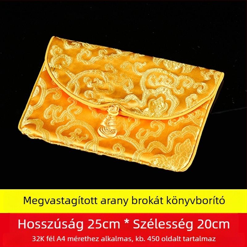 Kézzel készített vászon sutra táska – írásokra, kis és nagy méretben
