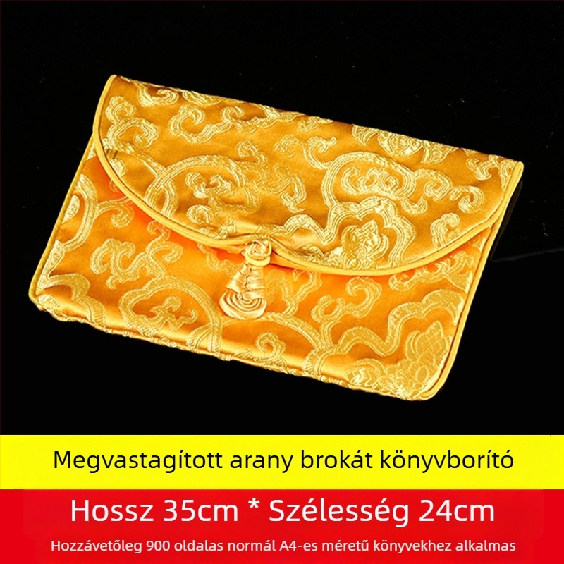 Kézzel készített vászon sutra táska – írásokra, kis és nagy méretben