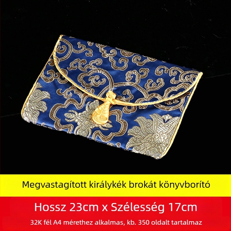 Kézzel készített vászon sutra táska – írásokra, kis és nagy méretben
