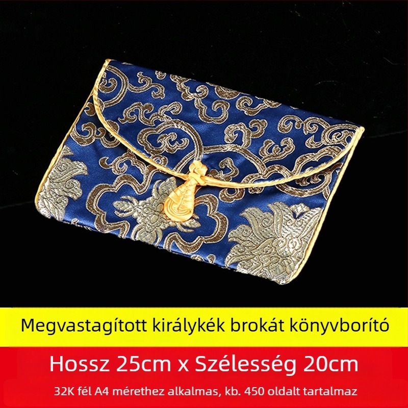 Kézzel készített vászon sutra táska – írásokra, kis és nagy méretben
