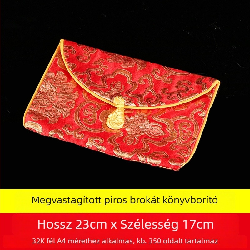 Kézzel készített vászon sutra táska – írásokra, kis és nagy méretben
