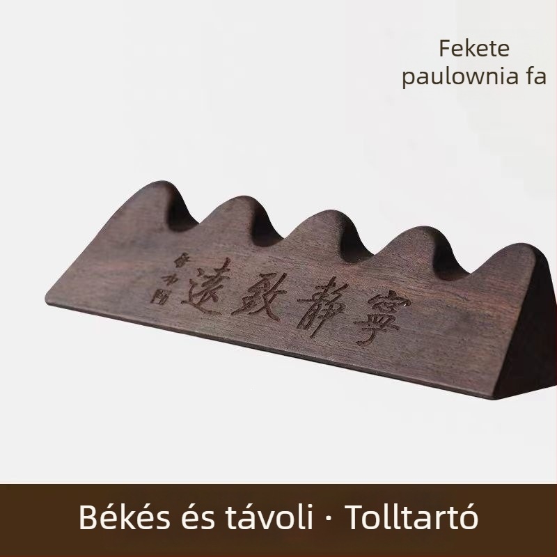 Masívfa toll- és ecsettartó – Five-Finger Peak tervezés