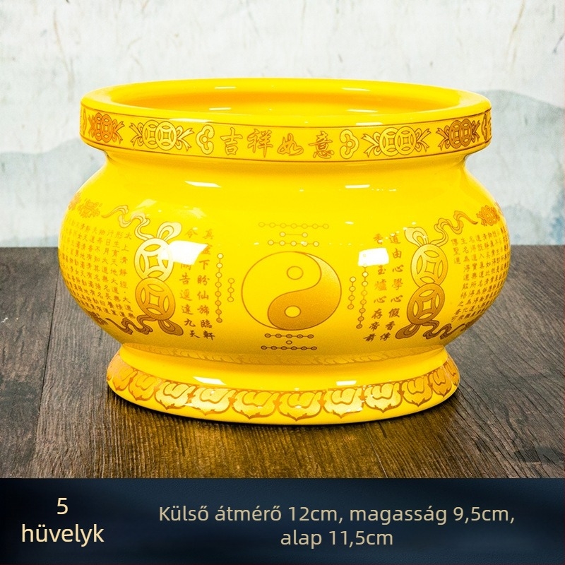 Kerámiából készült füstölő edény otthoni használatra