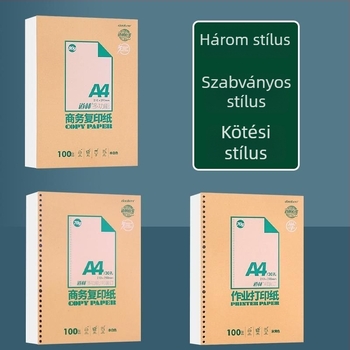 DaoLen A4 házi feladat nyomtatópapír, B5 vázlatlapok, üres vastagabb másolópapír, kötésre alkalmas notesz