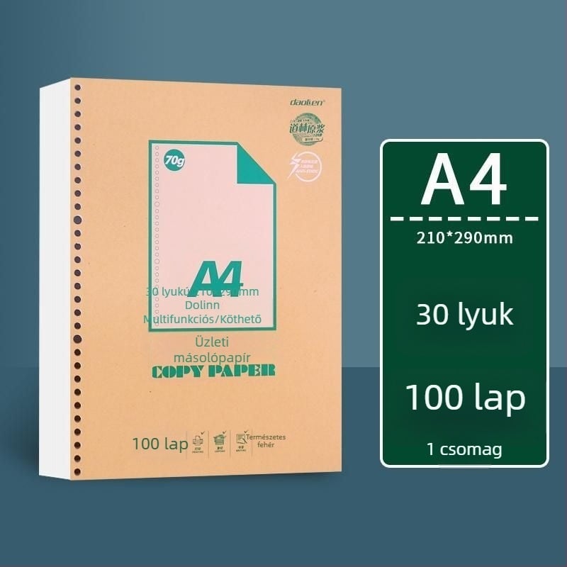 DaoLen A4 házi feladat nyomtatópapír, B5 vázlatlapok, üres vastagabb másolópapír, kötésre alkalmas notesz