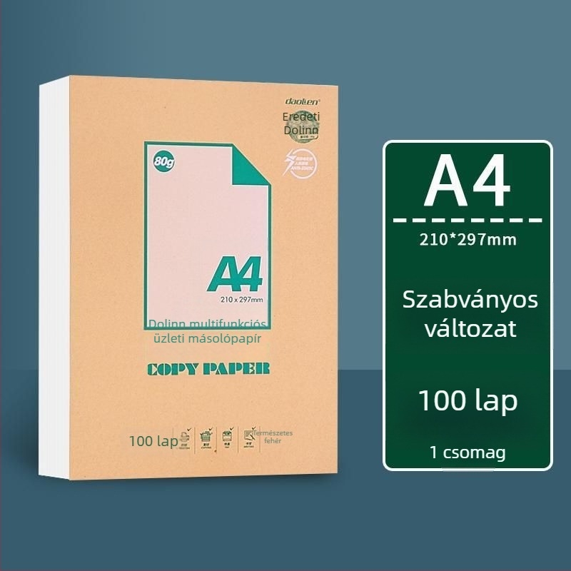 DaoLen A4 házi feladat nyomtatópapír, B5 vázlatlapok, üres vastagabb másolópapír, kötésre alkalmas notesz