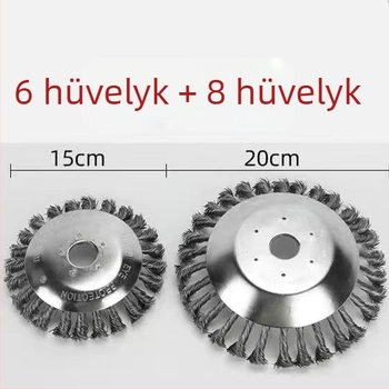 Universális acélhuzalos kerék fűnyíróhoz és benzinkaszához