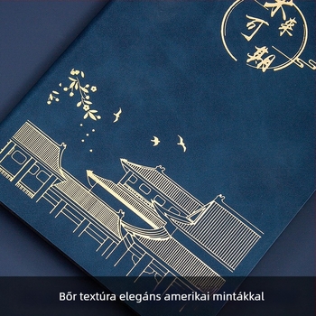 Luxus üzleti notesz készlet ajándékdobozban testreszabható logóval