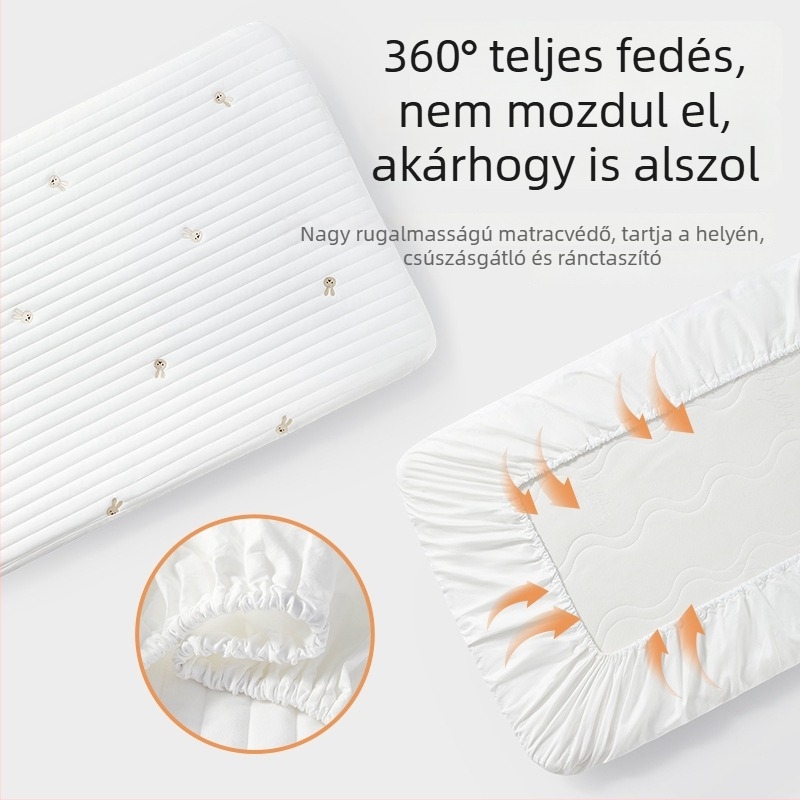 Beipesi babafészekhez illeszkedő lepedő pamut töltettel, újszülött matracvédő, 100% pamut, patchwork négy évszak