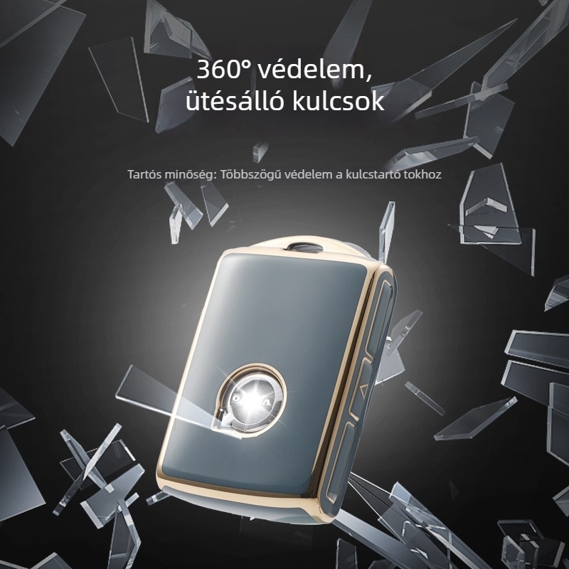 Volvo XC60 kulcstartó tok TPU, védőburkolat, testreszabható