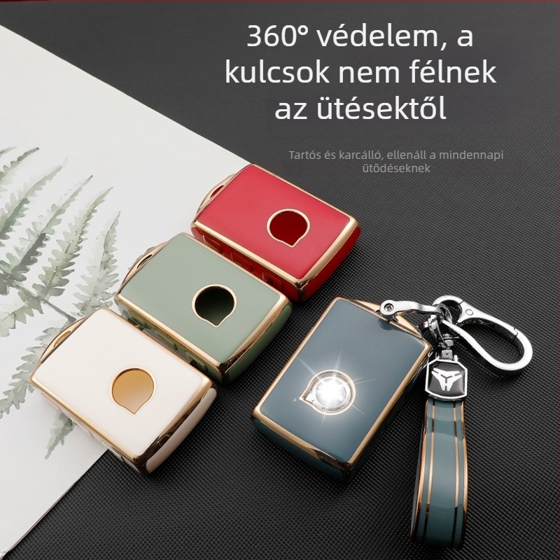 Volvo XC60 kulcstartó tok TPU, védőburkolat, testreszabható