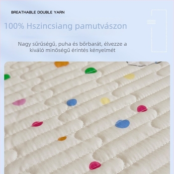 100% pamut quiltelt babágy takaró, rajzfilm motívummal, egy darab, csúszásmentes