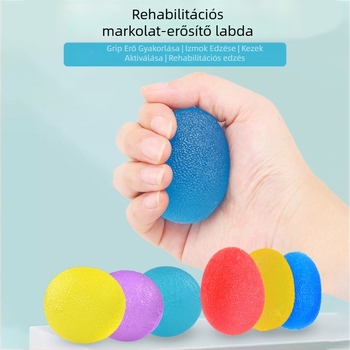 Szilikon fogólabda lazításra és kéz-edzésre – rehabilitáció, erősítő a fogáshoz, fitnesz eszközök