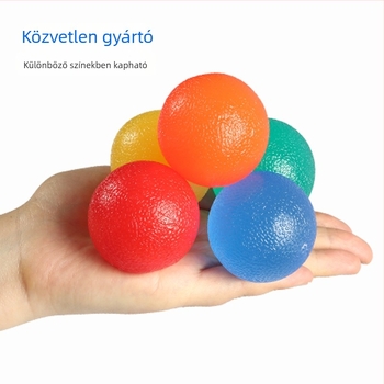 Szilikon fogólabda lazításra és kéz-edzésre – rehabilitáció, erősítő a fogáshoz, fitnesz eszközök