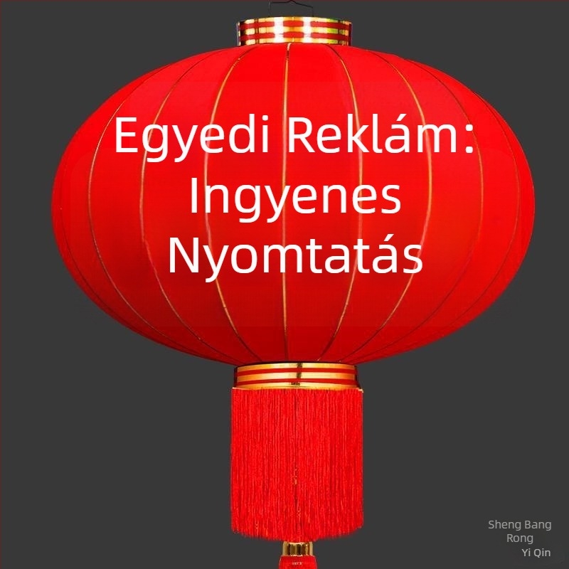 Két piros lampion kültéri kapuhoz és erkélyhez, 2025 kínai újév