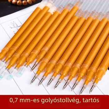 Szantálfa illatú, arany csillogó finishű tollbetét készlet másoláshoz és vallási szövegek másolásához