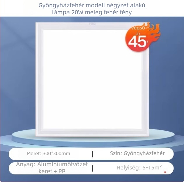 NVC LED mennyezeti lámpa, beépített fürdőszobába és a konyhába – síkpaneles lámpa