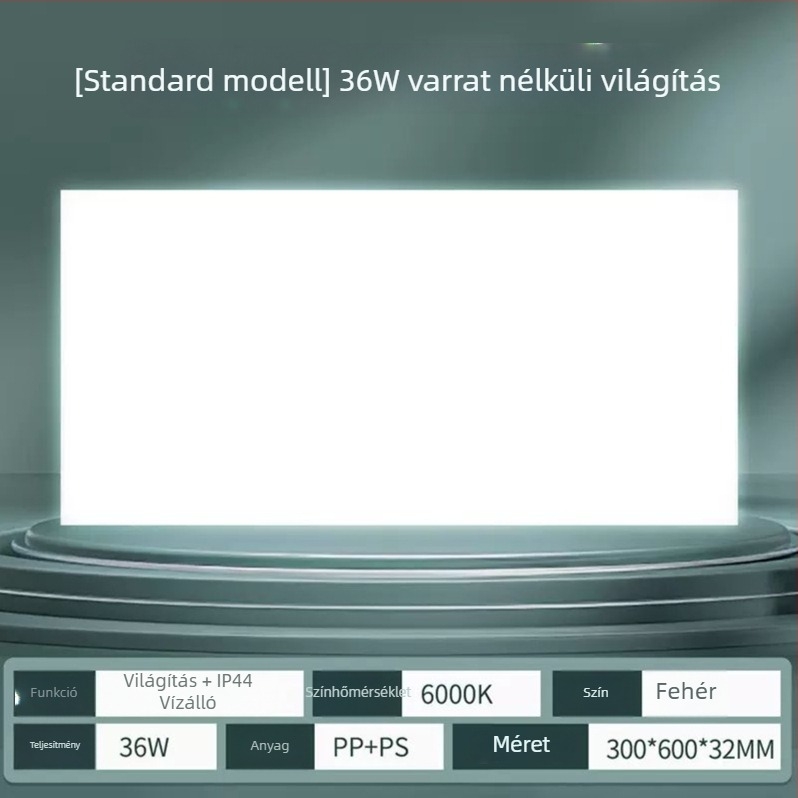NVC LED mennyezeti lámpa, beépített fürdőszobába és a konyhába – síkpaneles lámpa
