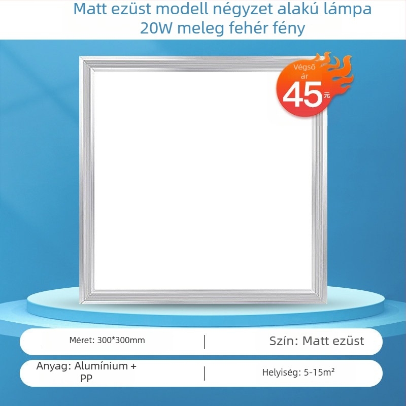 NVC LED mennyezeti lámpa, beépített fürdőszobába és a konyhába – síkpaneles lámpa