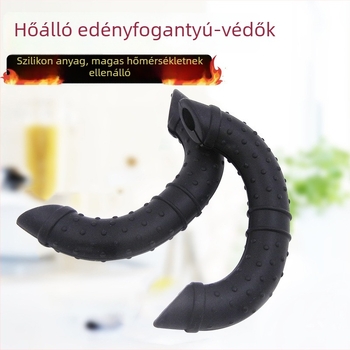 Szilikon fogantyúvédők – hőszigetelő égésvédő fedők hagyományos, kézzel készített vas wokokhoz