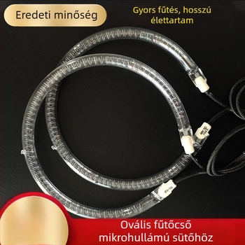 Fényhullámú sütőhöz körkörös fűtőcső, kompatibilis légsütővel, elektromos forralóedénnyel és grill-lel, univerzális halogén fűtőcső