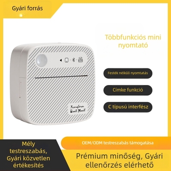 B3 twill-stílusú termális címke nyomtató, tintamentes nyomtatás, testreszabható logó
