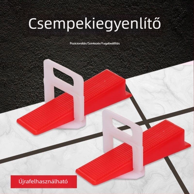 Csempeklipszintező alap falra és padlóra, keresztező hézagkitöltőkkel