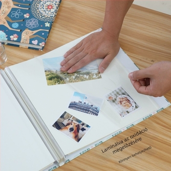 DIY fotóalbum emlékekhez, laminált borítóval – kézzel készített születésnapi ajándék a legjobb barátoknak