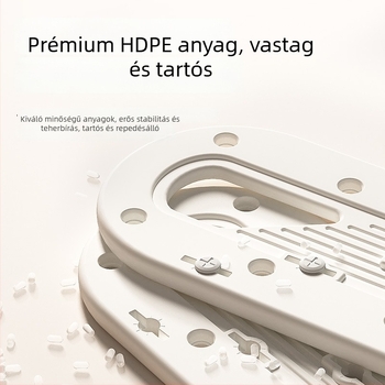 Gyermekek játék- és könyvtároló polc, 4 szintes nappali tároló