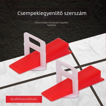 Csempe-klipsz szintező alap falakhoz és padlókhoz, segédanyag a fugák és kereszt alakú rések beállításához
