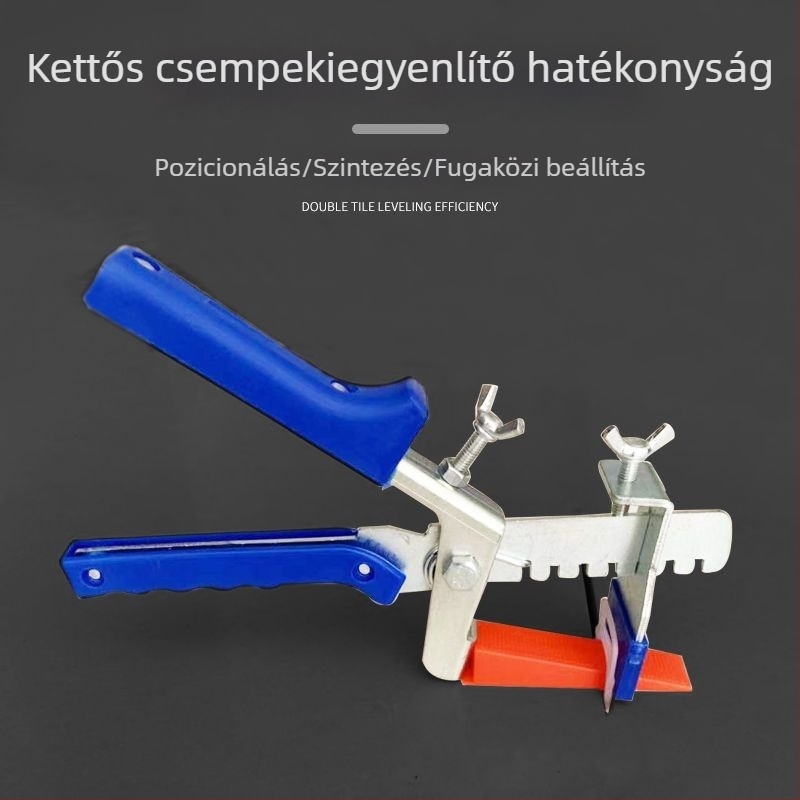 Csempe-klipsz szintező alap falakhoz és padlókhoz, segédanyag a fugák és kereszt alakú rések beállításához