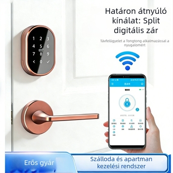 Split típusú hotel ajtózár okos rendszerrel – TTHOTEL mágneskártyás és jelszavas elektronikus zár