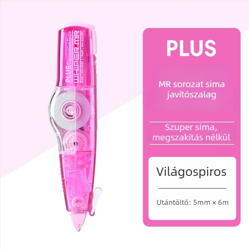 Plus Pole MR sorozat helyesbítő szalag WH-635R/625R/615R – cserélhető mag tanulók számára