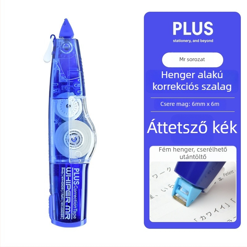 Plus Pole MR sorozat helyesbítő szalag WH-635R/625R/615R – cserélhető mag tanulók számára