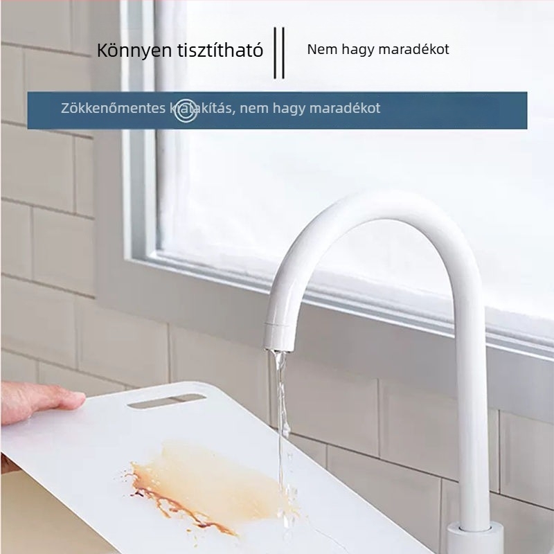 Camellia műanyag vágódeszka, kétoldalas, ultra vékony, könnyű, penész- és baktériumellenes