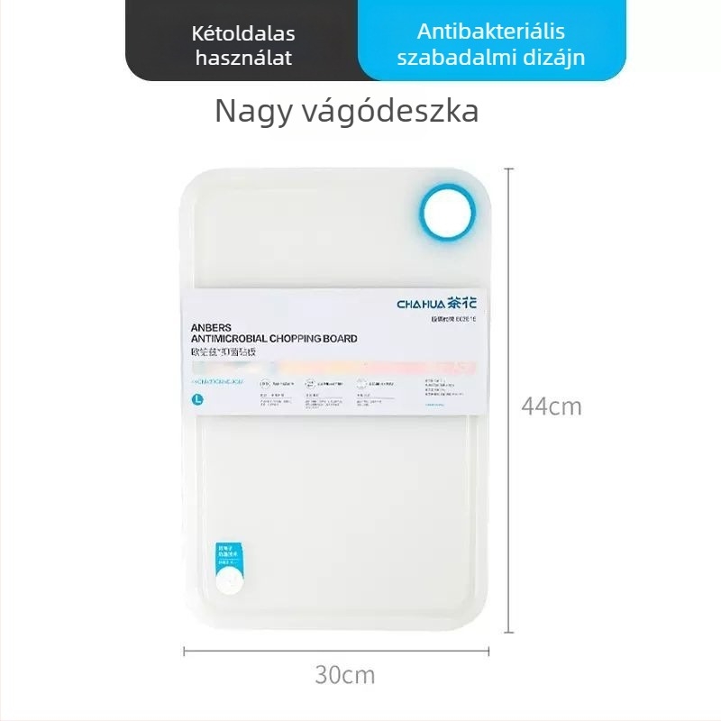 Camellia műanyag vágódeszka, kétoldalas, ultra vékony, könnyű, penész- és baktériumellenes