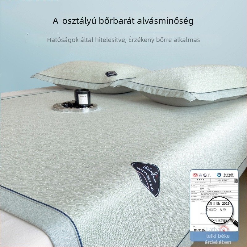 Jégselyem hűsítő matrac három darabos készlet babáknak, 2026-os új modell, mosható nyári ágynemű-készlet