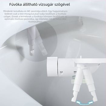 L7 Nincs elektromos működésű intelligens WC-fedél bidet, fenékmosás, meleg és hideg víz, otthoni használatra