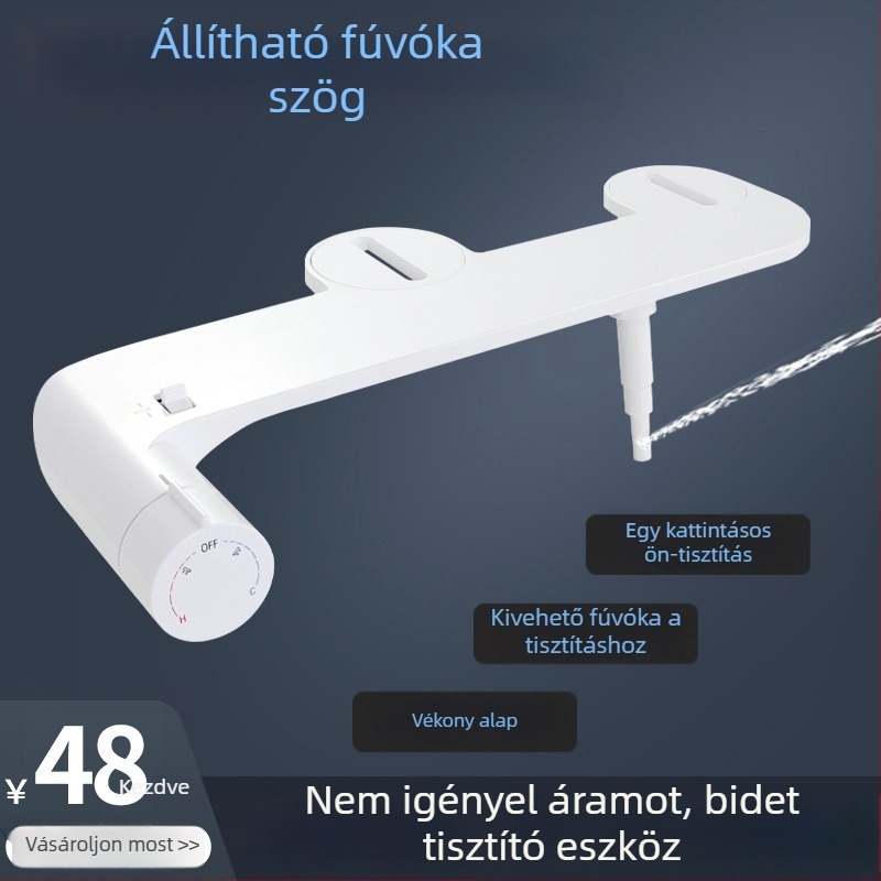 L7 Nincs elektromos működésű intelligens WC-fedél bidet, fenékmosás, meleg és hideg víz, otthoni használatra