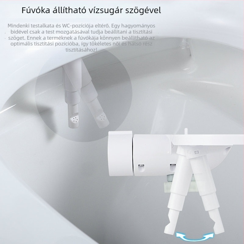 L7 Nincs elektromos működésű intelligens WC-fedél bidet, fenékmosás, meleg és hideg víz, otthoni használatra