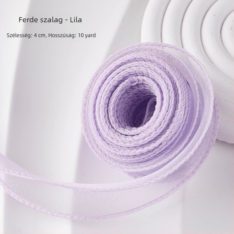 Falfarok mintázatú szaténszalag tortadíszítéshez, virágcsomagoláshoz és torta szegélyezéséhez.