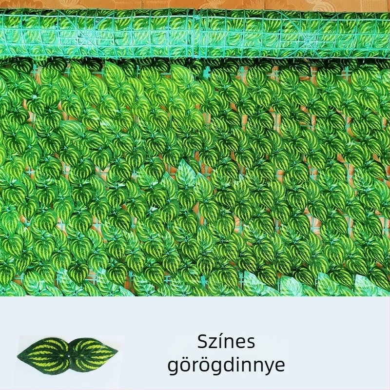 Mesterséges lombvirágcsokor fal- és kerítésdekorációhoz
