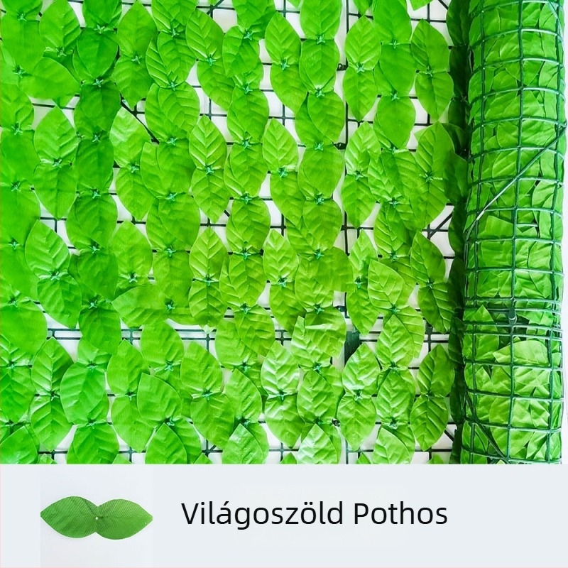 Mesterséges lombvirágcsokor fal- és kerítésdekorációhoz