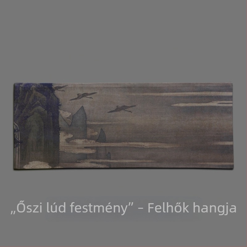 Pamut teaalátétek antik festmény motívummal, teához való alátétek, asztali futó, teaceremónia alátét, teáskészlet, teás asztal, teás állvány