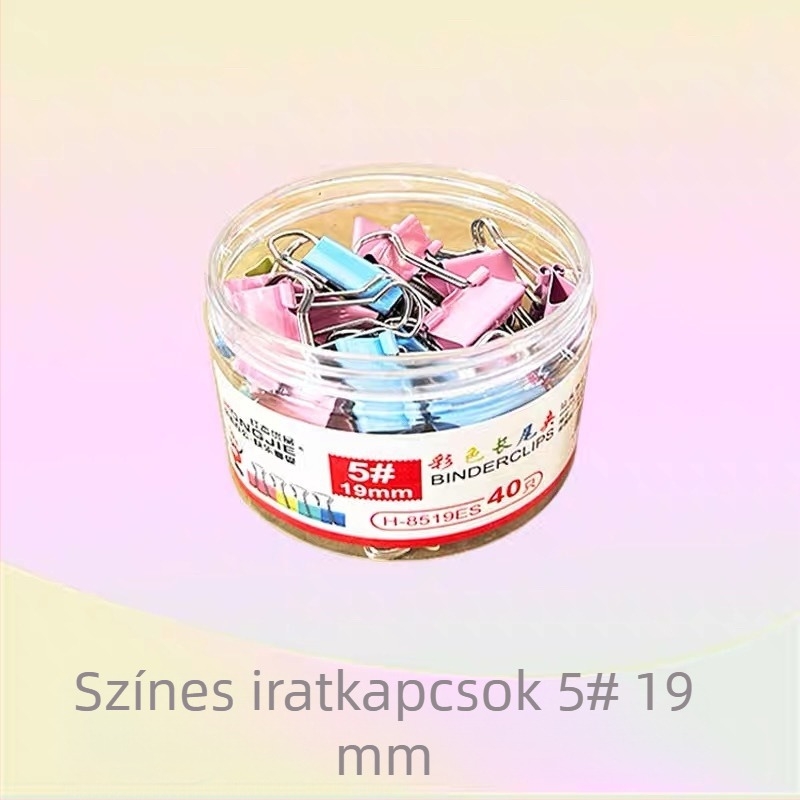 Hongjie Színes 25 mm-es fém kötöző kapcsok – dokumentumokhoz és mappákhoz