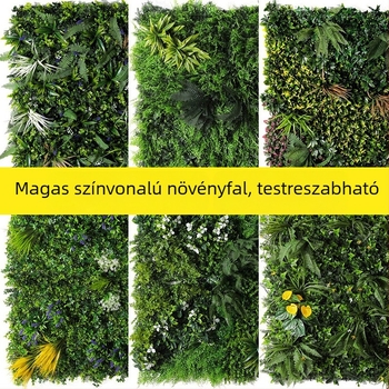 100×100 cm-es kiváló minőségű műanyag növényfal panel – dekoráció és tájépítés háttérként