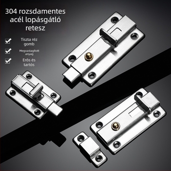 304 rozsdamentes acél rugós zárócsap faajtókhoz