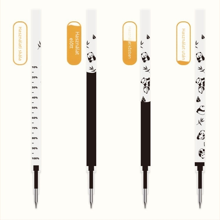 The Pen Said Marvel CS Head golyóstoll – fekete tinta, gyorsan száradó, műanyag test