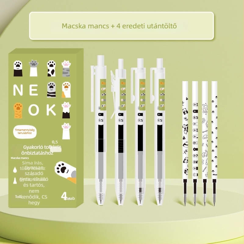 The Pen Said Marvel CS Head golyóstoll – fekete tinta, gyorsan száradó, műanyag test