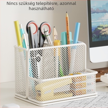 Tolltartó és asztali rendező – kompakt irodai tároló az asztalon